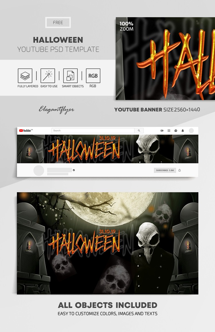 Halloween no Youtube by ElegantFlyer