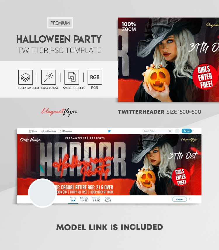 Halloween Horror Party -> Halloweenowa przyjęcie straszydeł by ElegantFlyer
