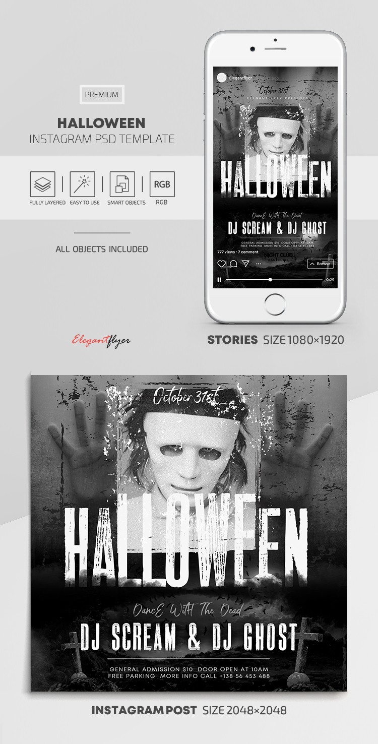Halloween Instagram -> Halloween Instagram by ElegantFlyer