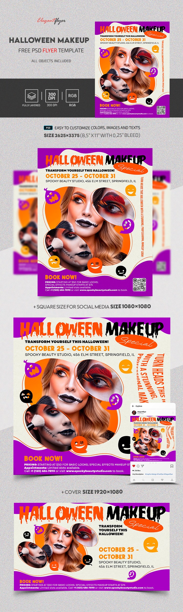 Halloween Maquillage by ElegantFlyer