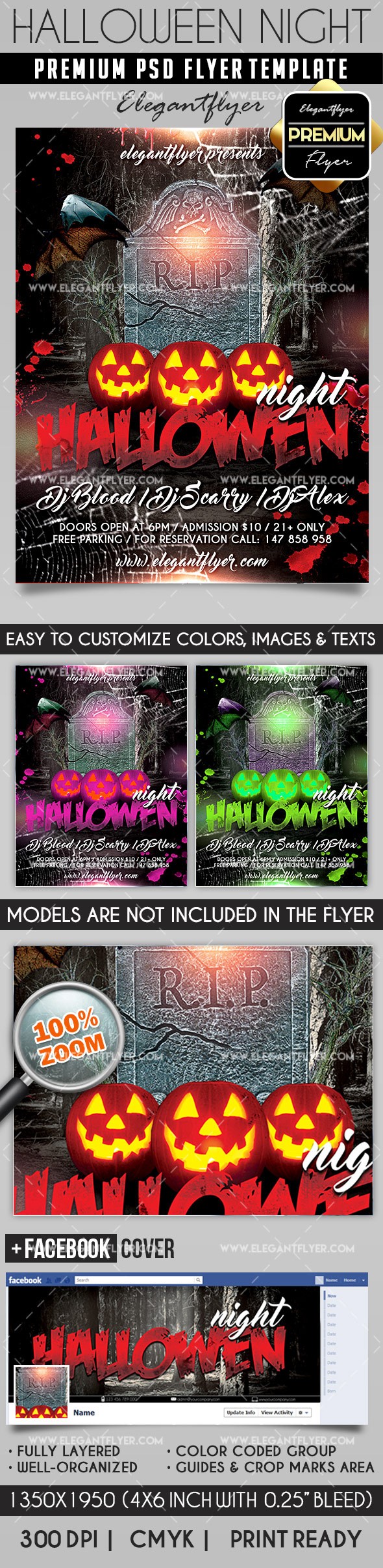 Halloweenowa Noc by ElegantFlyer