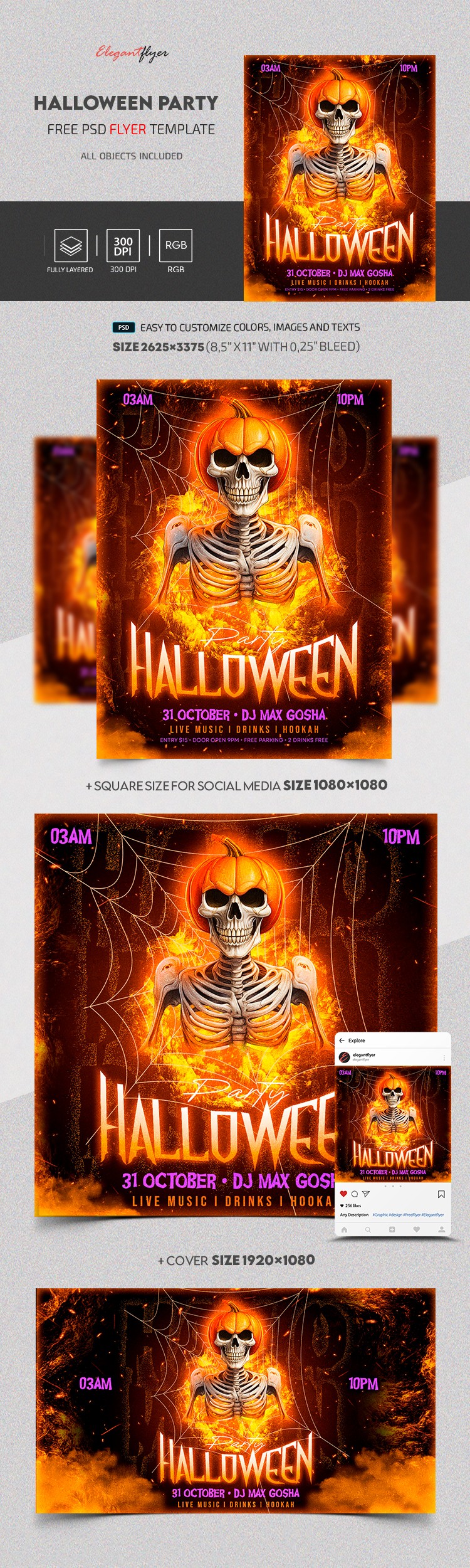 Festa de Halloween by ElegantFlyer