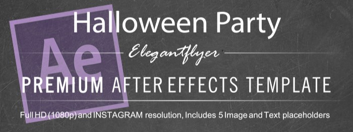Halloween Efectos Posteriores. by ElegantFlyer