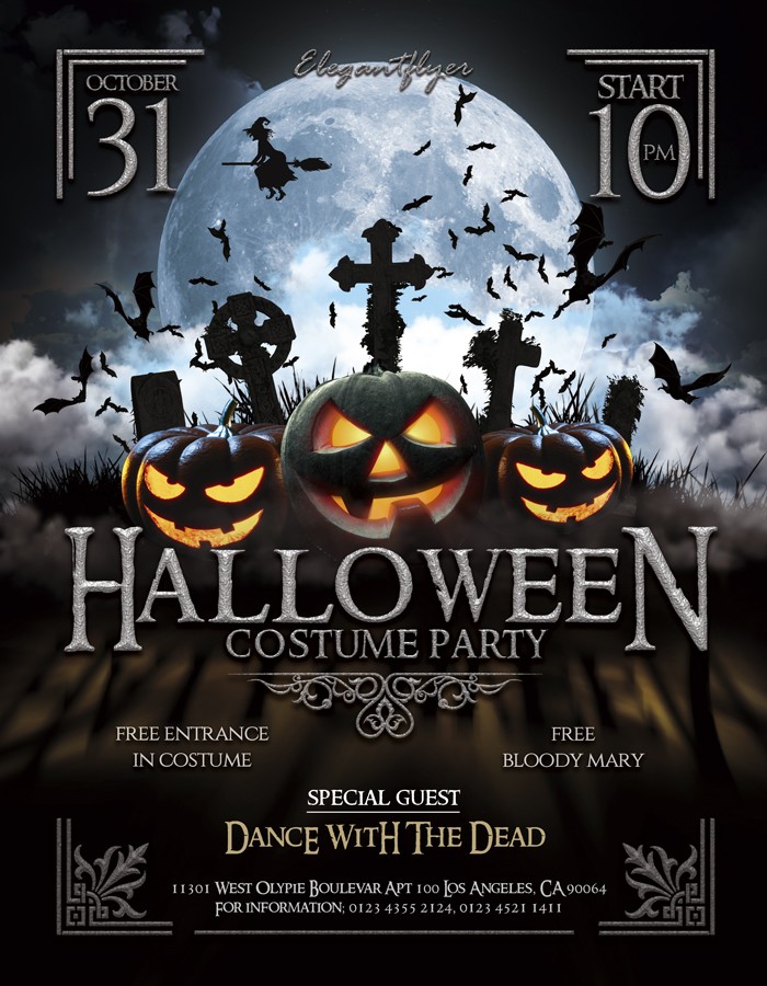 Fiesta de disfraces de Halloween by ElegantFlyer