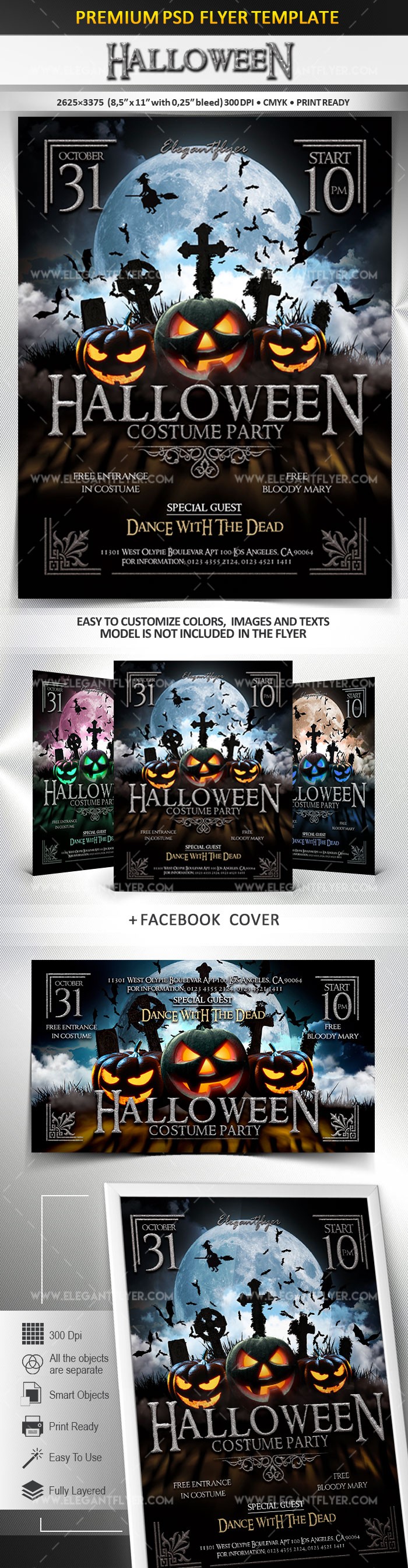 Fiesta de disfraces de Halloween by ElegantFlyer