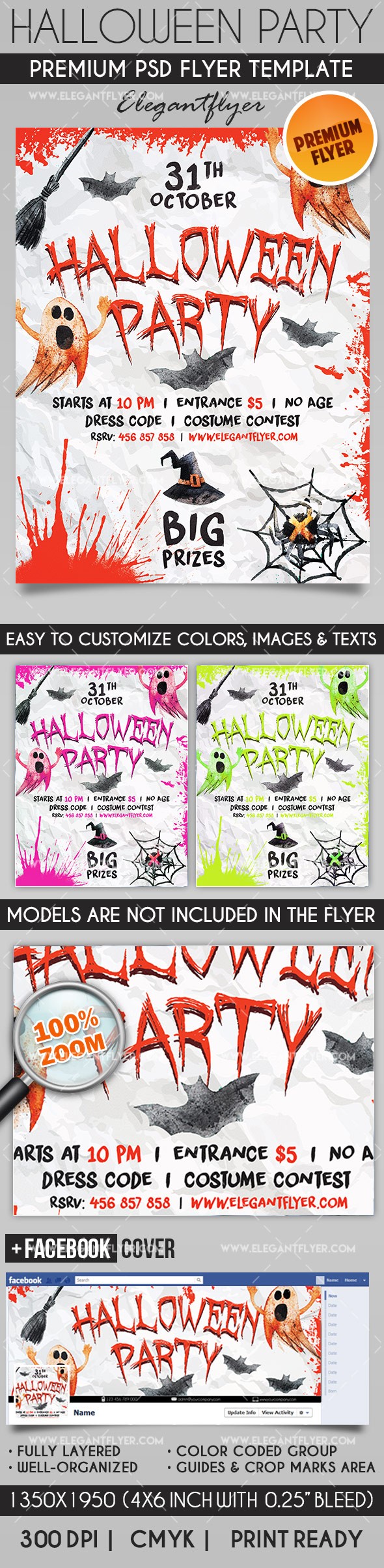 Fiesta de Halloween by ElegantFlyer