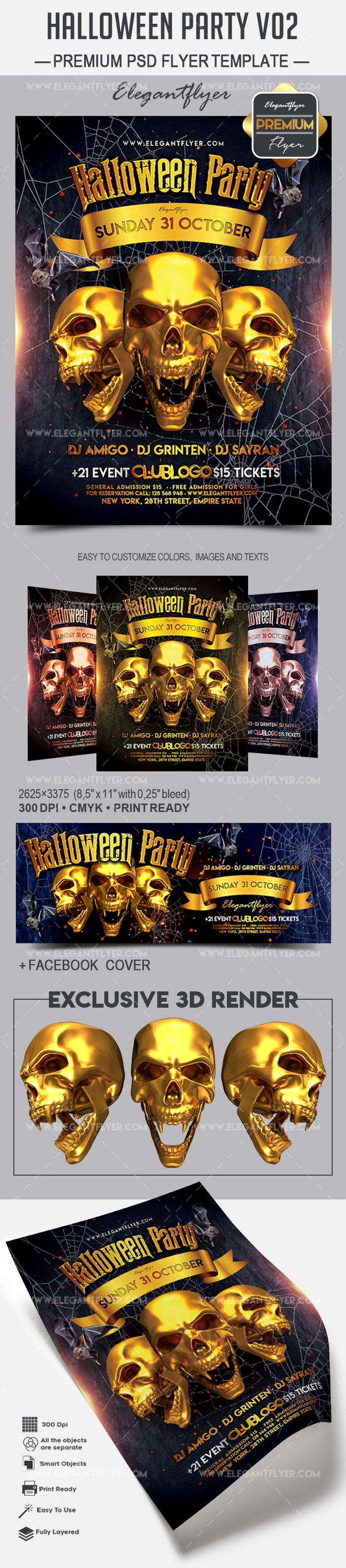 Halloween Party - Impreza Halloween by ElegantFlyer