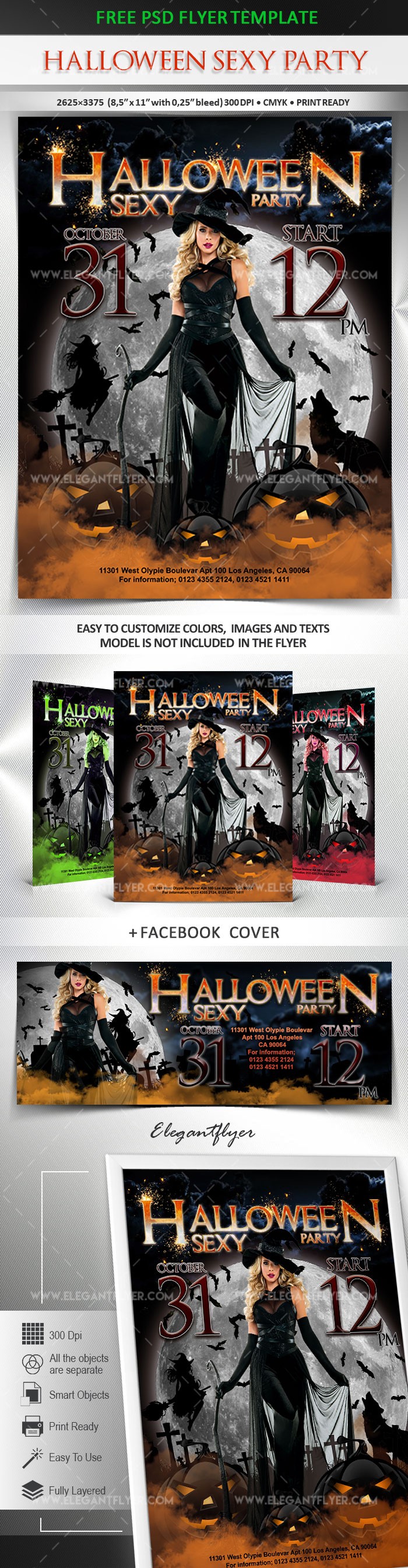 Halloween sexy party by ElegantFlyer