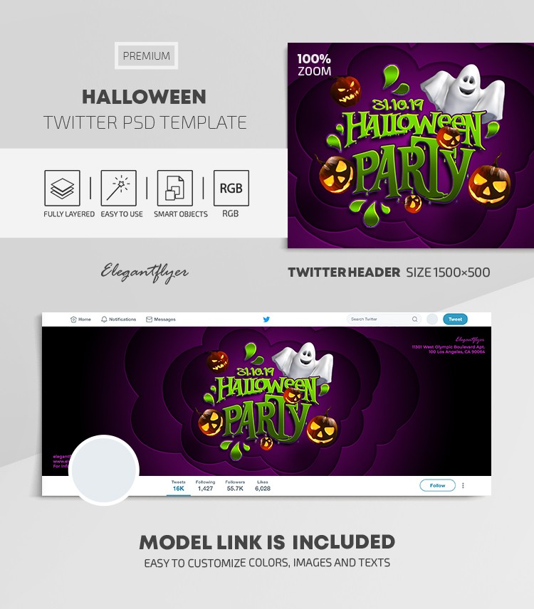 Halloween su Twitter by ElegantFlyer