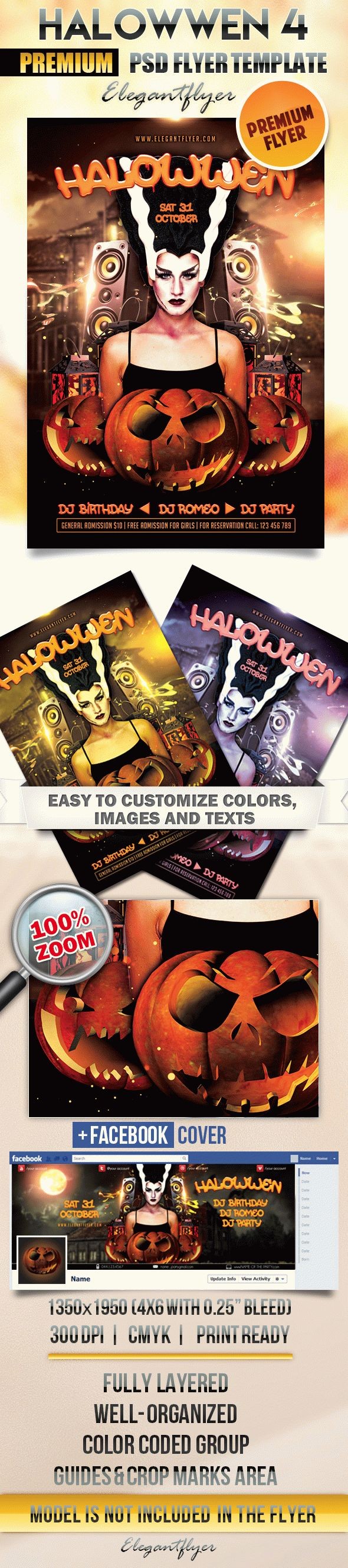 Haloween 4: Haloween 4 by ElegantFlyer