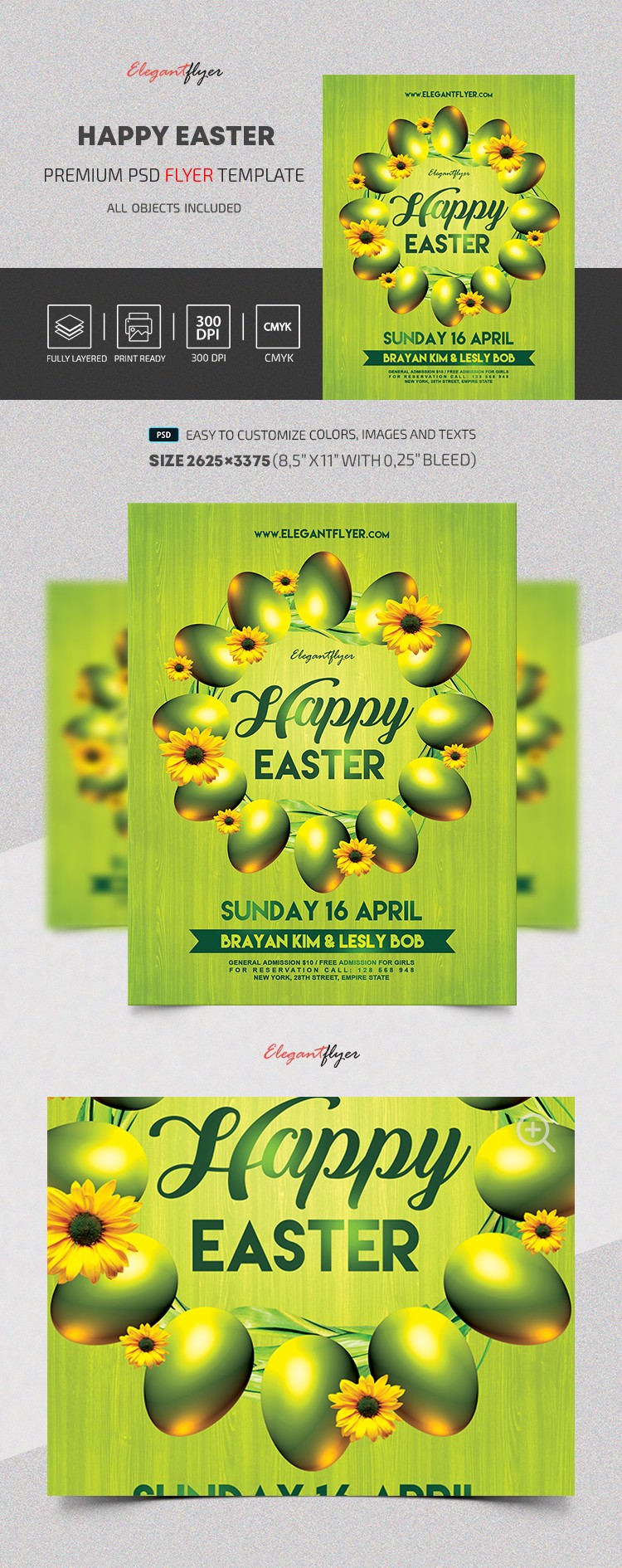 Party Flyer for Easter by ElegantFlyer