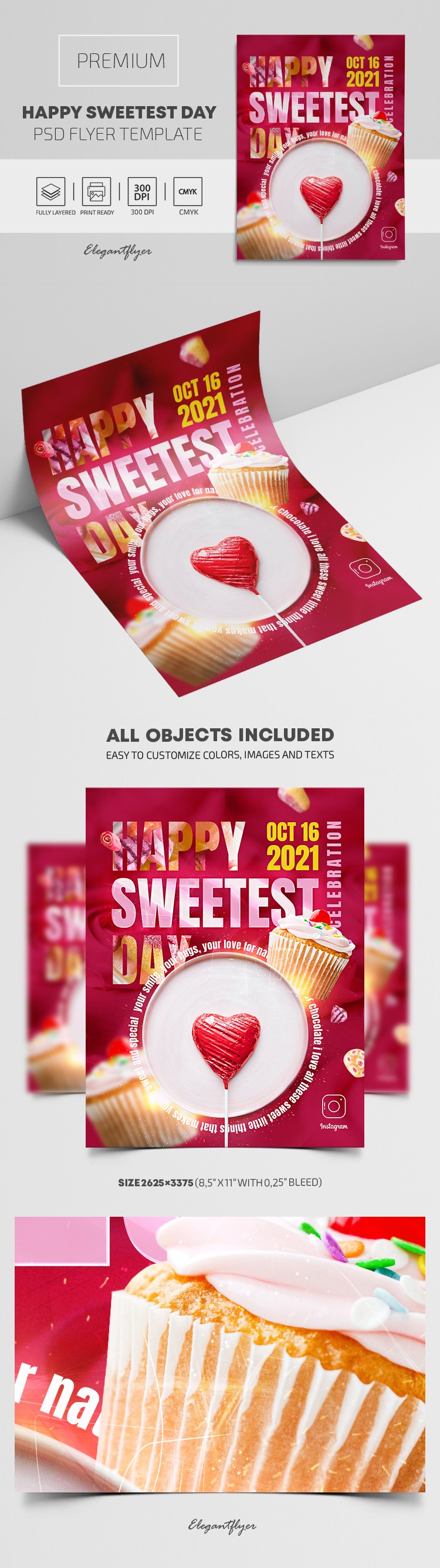 Happy Sweetest Day Flyer by ElegantFlyer