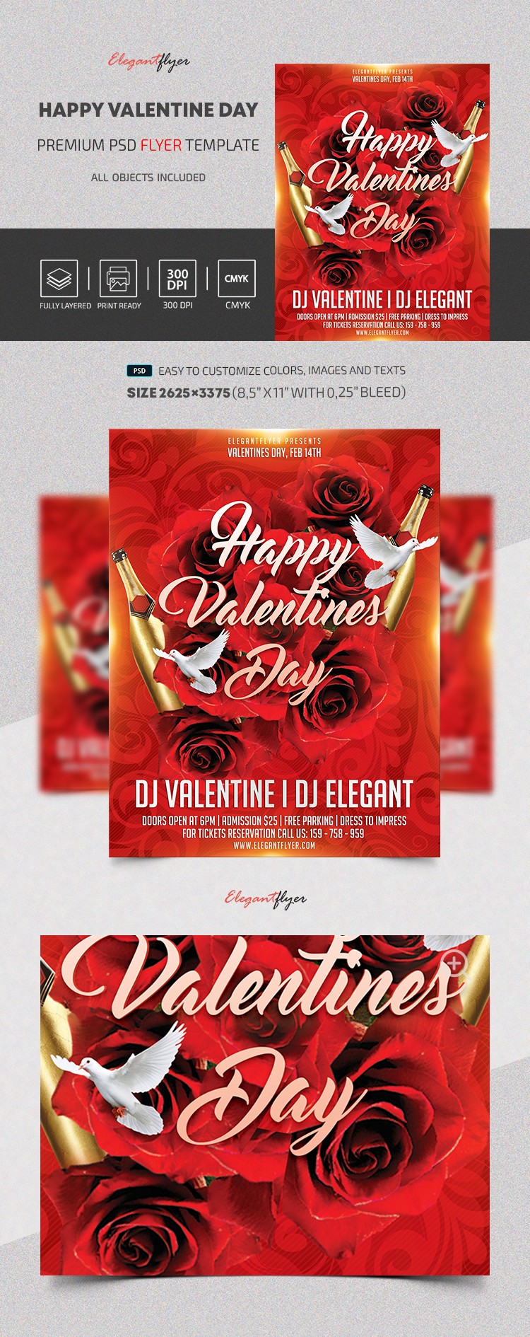 Happy Valentine Day by ElegantFlyer