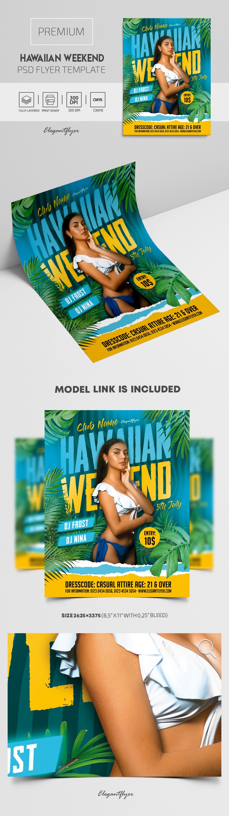 Hawaiian Weekend Flyer by ElegantFlyer