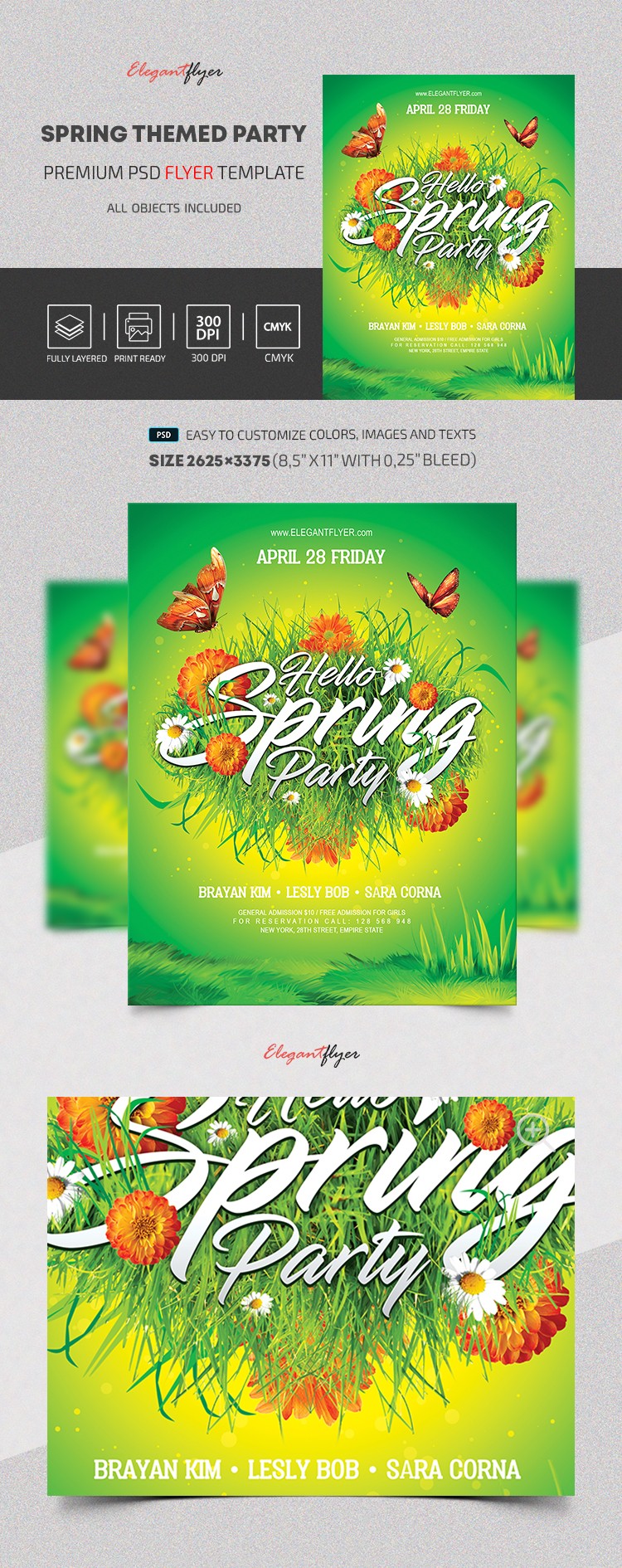 Spring Themed Party by ElegantFlyer