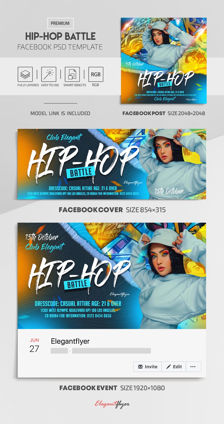 Hip-Hop Bitwa by ElegantFlyer