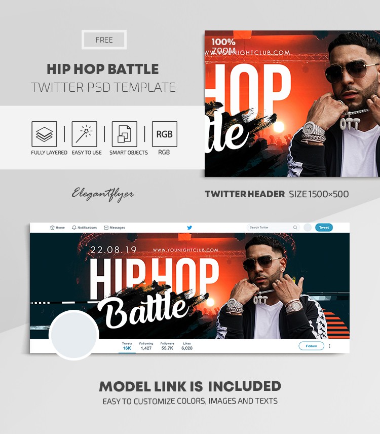 Batalha de Hip Hop by ElegantFlyer