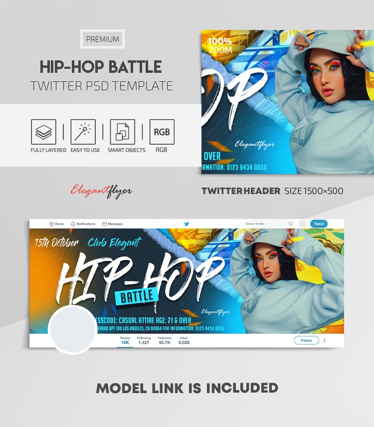 Batalla de Hip-Hop by ElegantFlyer