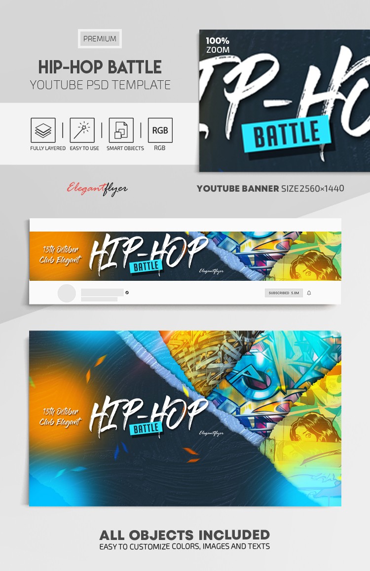 Hip-Hop Battle Youtube. by ElegantFlyer