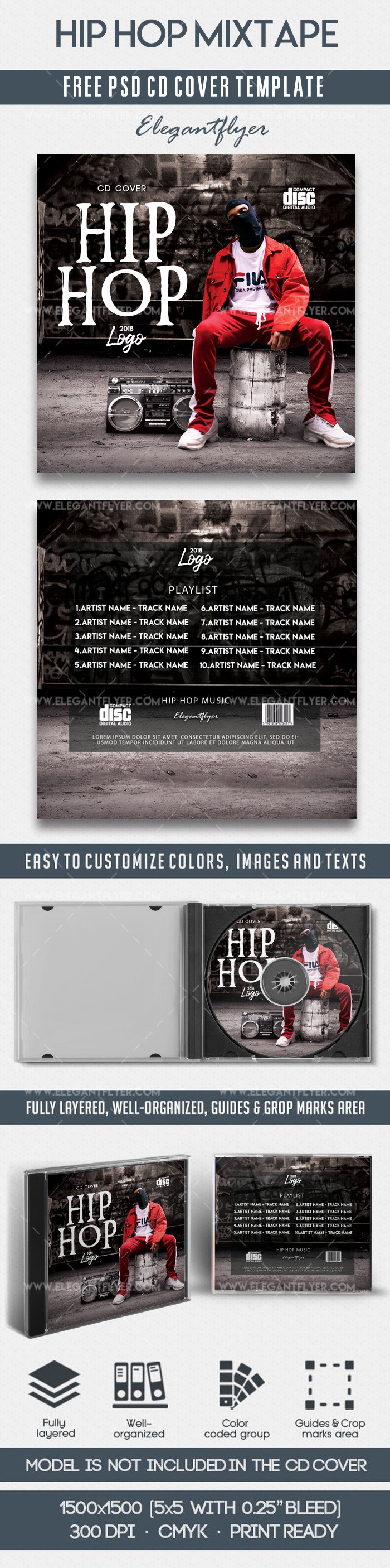 Hip Hop Mixtape by ElegantFlyer