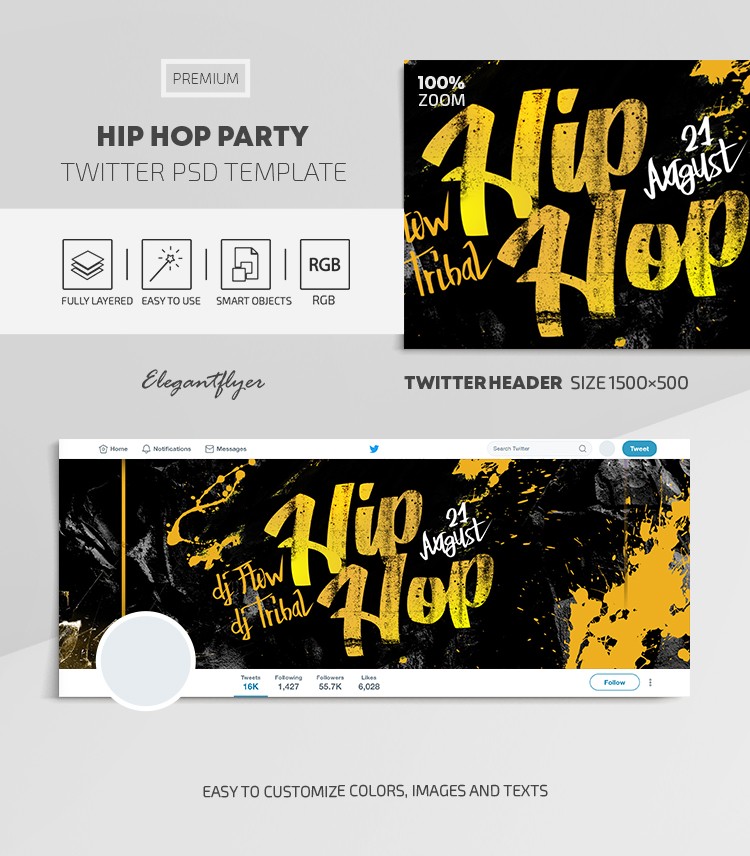 Hip Hop Party by ElegantFlyer