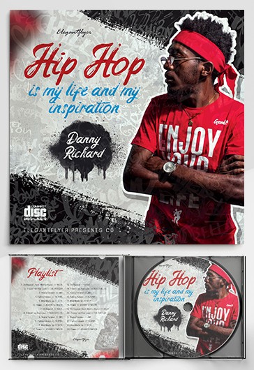 Free Music Album Cover Art Banner Photoshop Template - Indiater