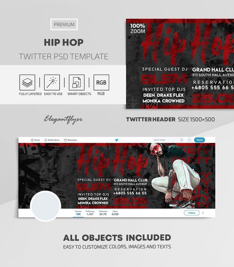 Twitter do Hip Hop by ElegantFlyer
