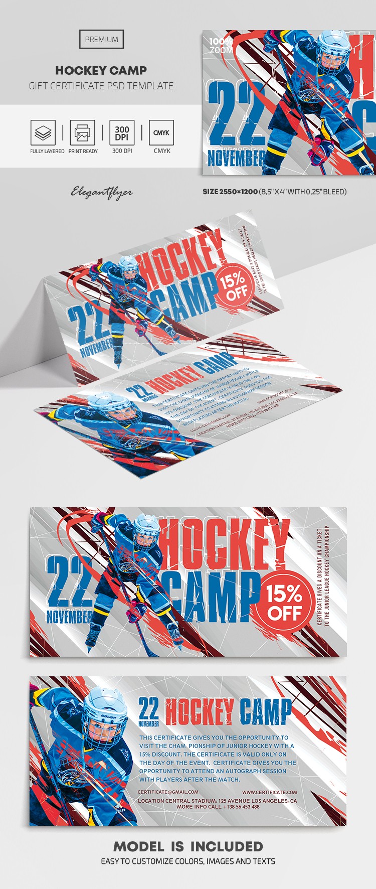 Hockey Camp by ElegantFlyer