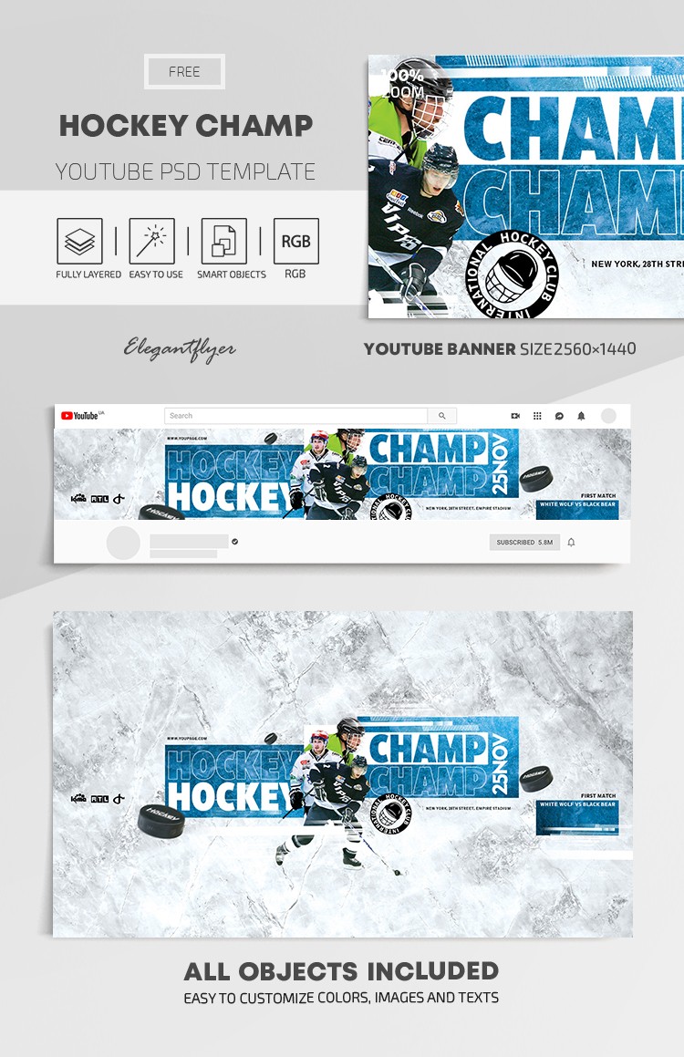 Hockey Champ Youtube by ElegantFlyer