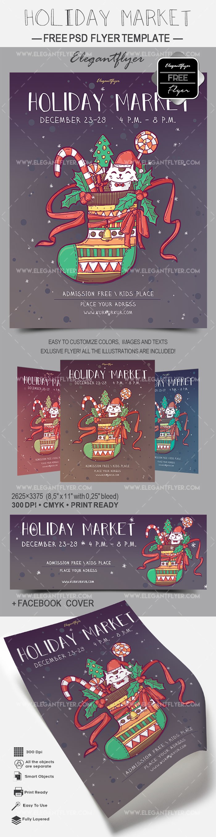 Holiday Market by ElegantFlyer