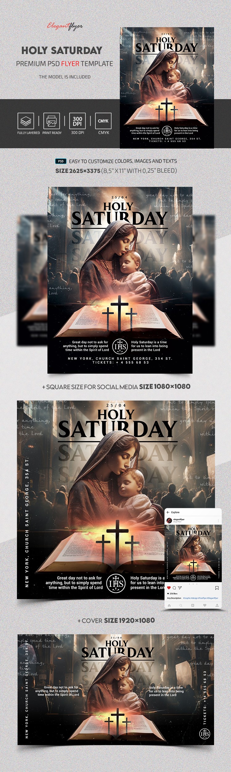 Sabato Santo by ElegantFlyer