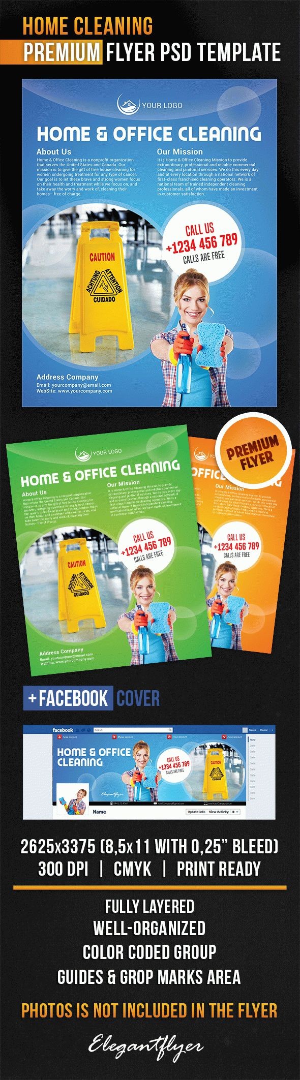 Home Cleaning by ElegantFlyer