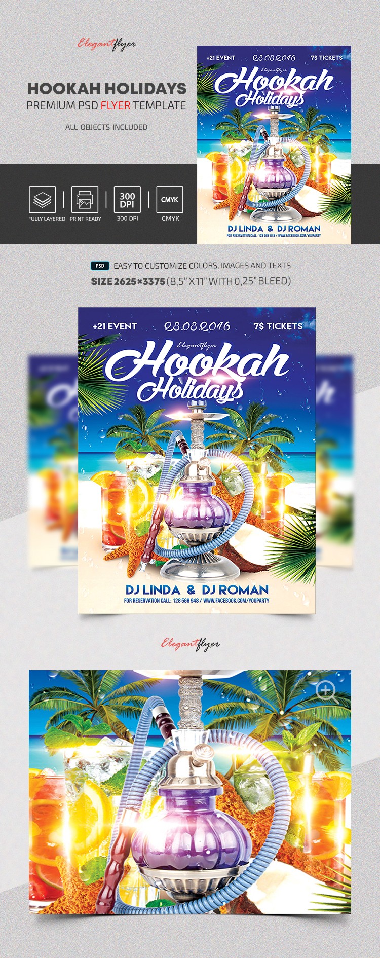 Vacaciones de Shisha by ElegantFlyer