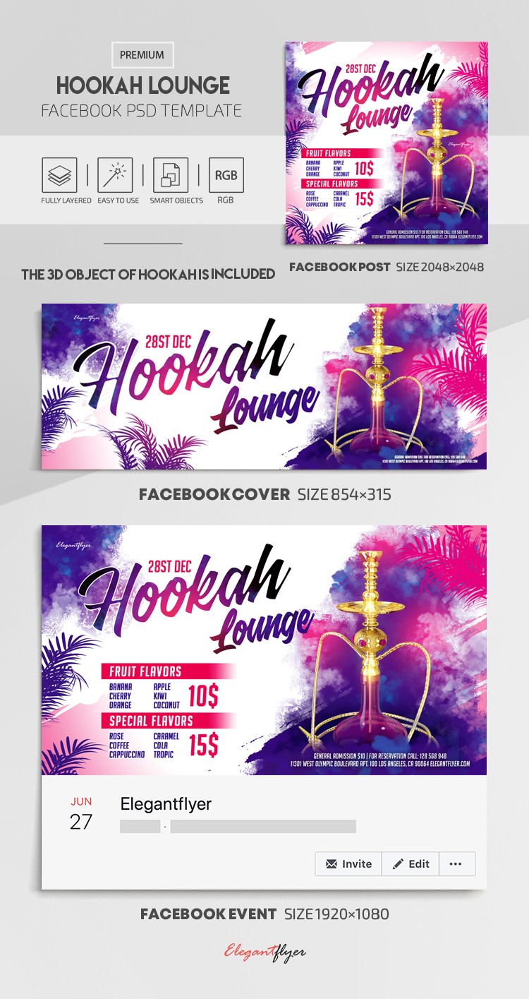 Hookah Lounge - Shisha-Lounge by ElegantFlyer