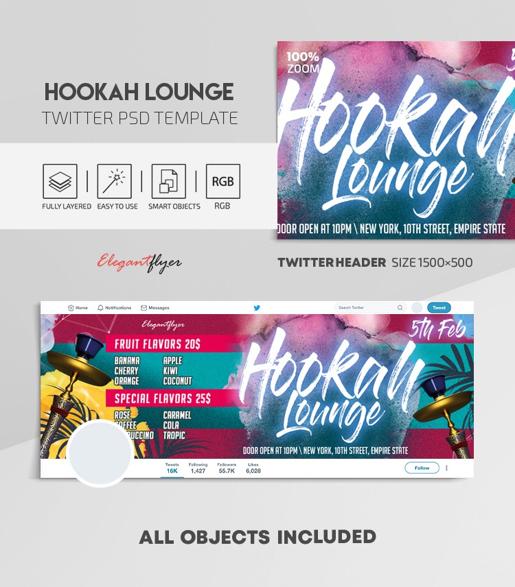 Hookah Lounge -> Lounge di narghilè by ElegantFlyer