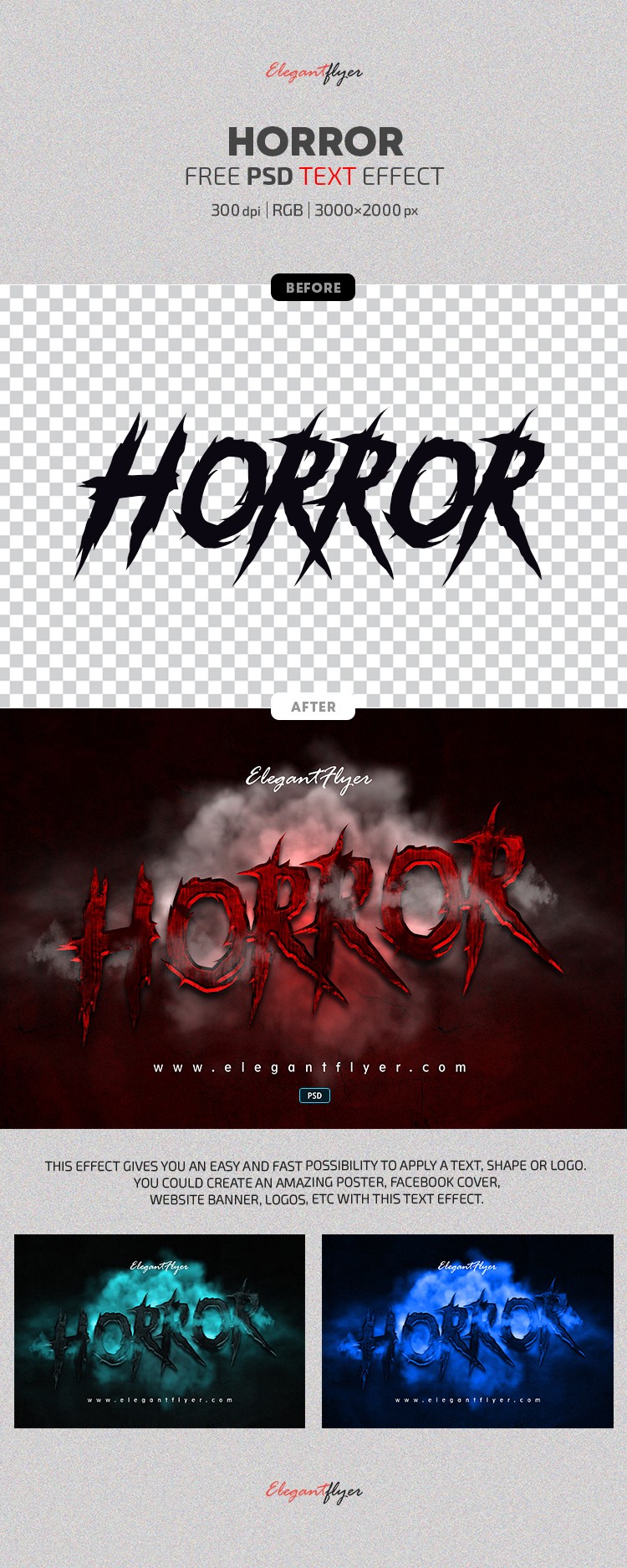 Horror Text Effect by ElegantFlyer