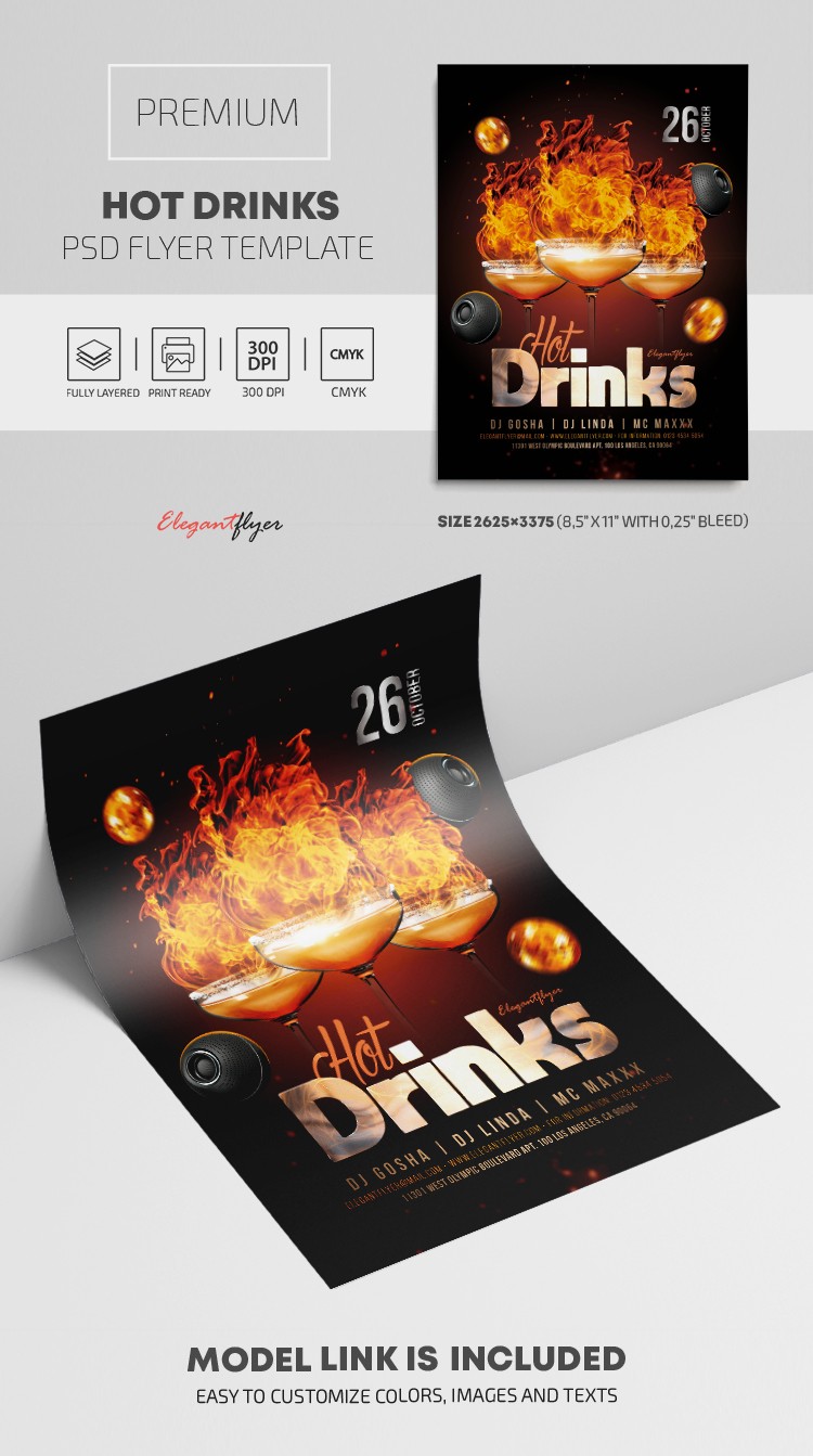 Hot Drinks by ElegantFlyer