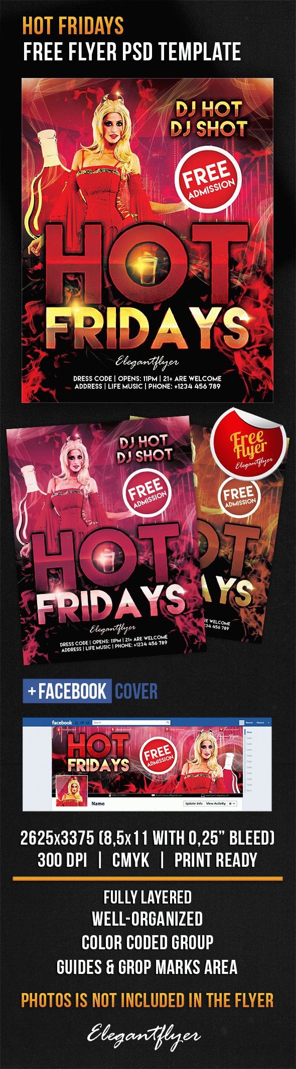 Hot Fridays by ElegantFlyer