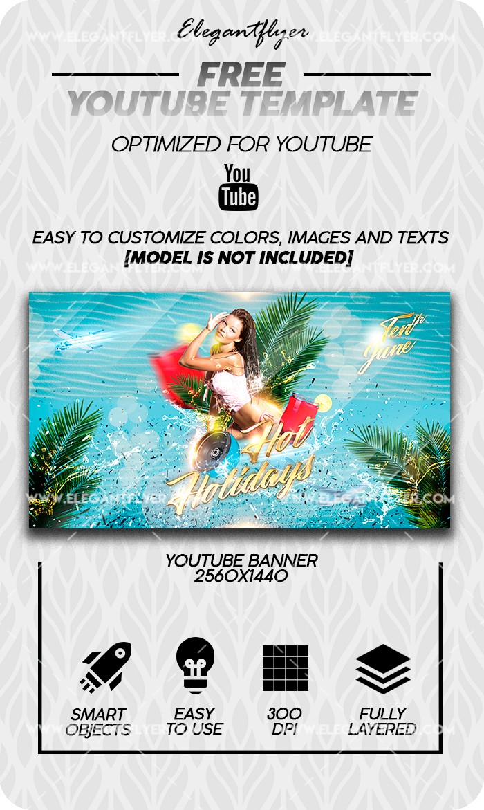 Hot Holidays Youtube. by ElegantFlyer