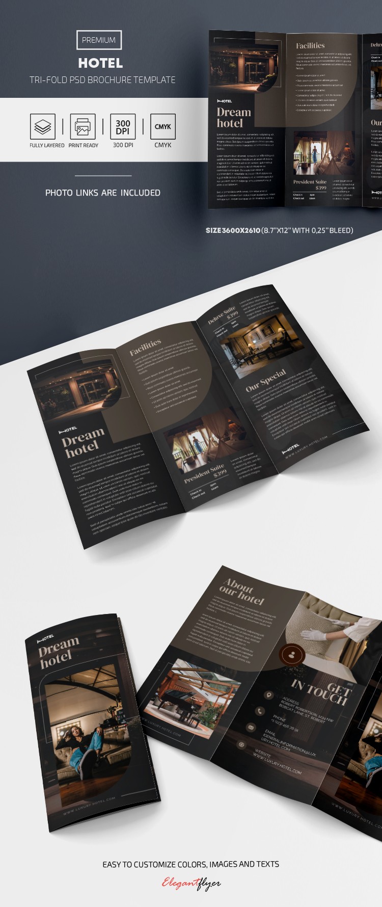 Hotel Brochure by ElegantFlyer