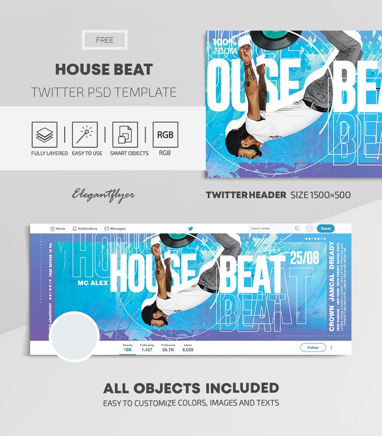 Twitter House Beat by ElegantFlyer