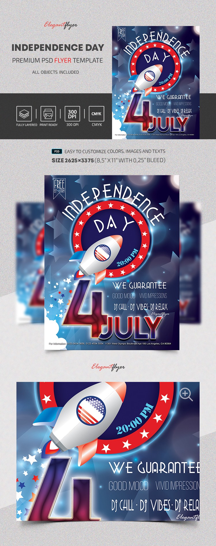 Independence Day 4 July by ElegantFlyer