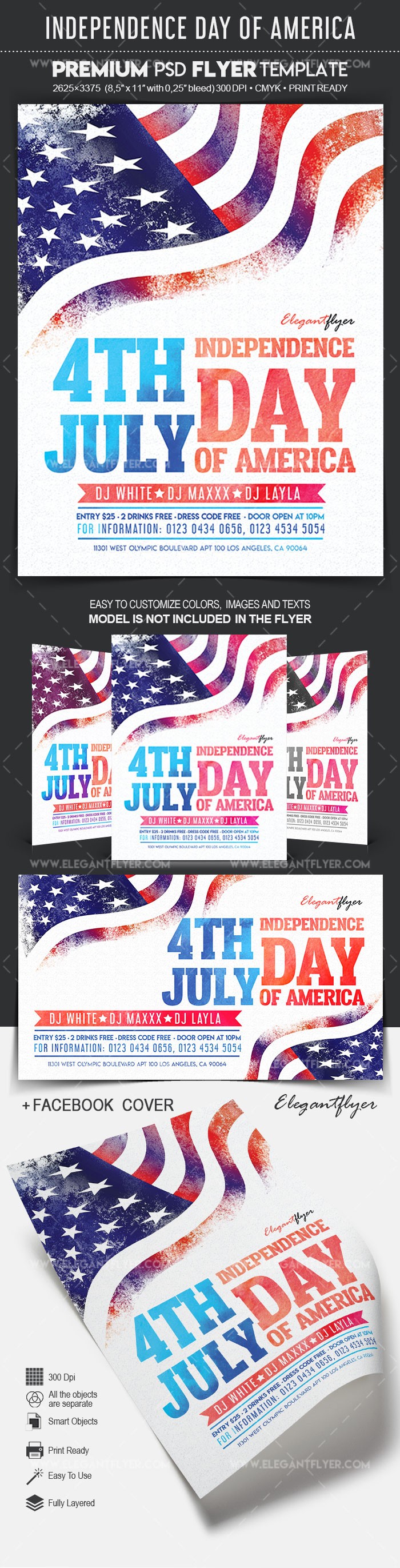 Independence Day of America by ElegantFlyer