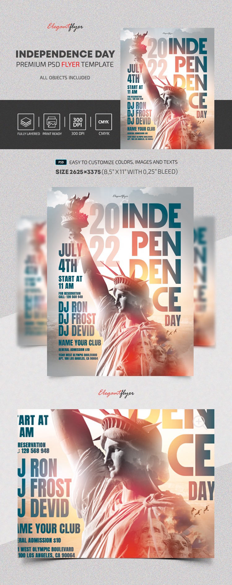 Día de la Independencia Flyer. by ElegantFlyer