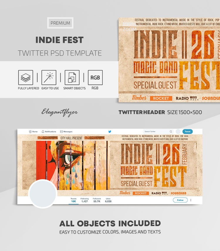 Indie Fest -> Festival Indie by ElegantFlyer