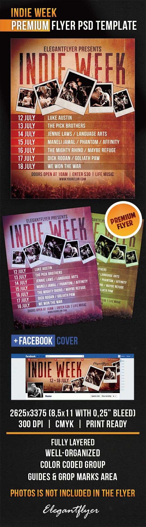 Indie Week by ElegantFlyer