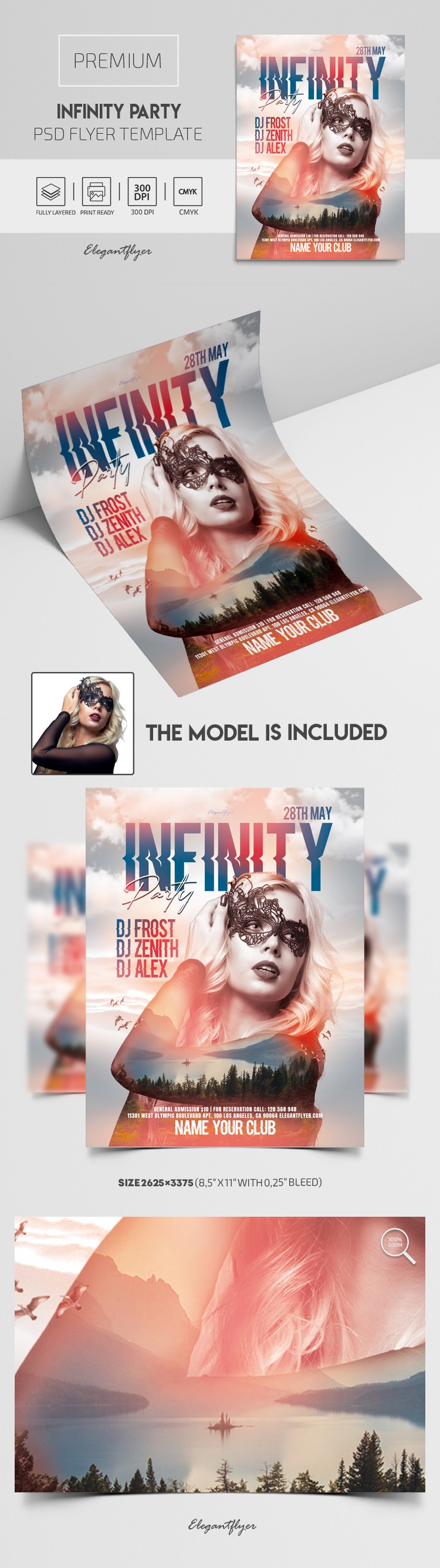 Infinity Party Flyer by ElegantFlyer
