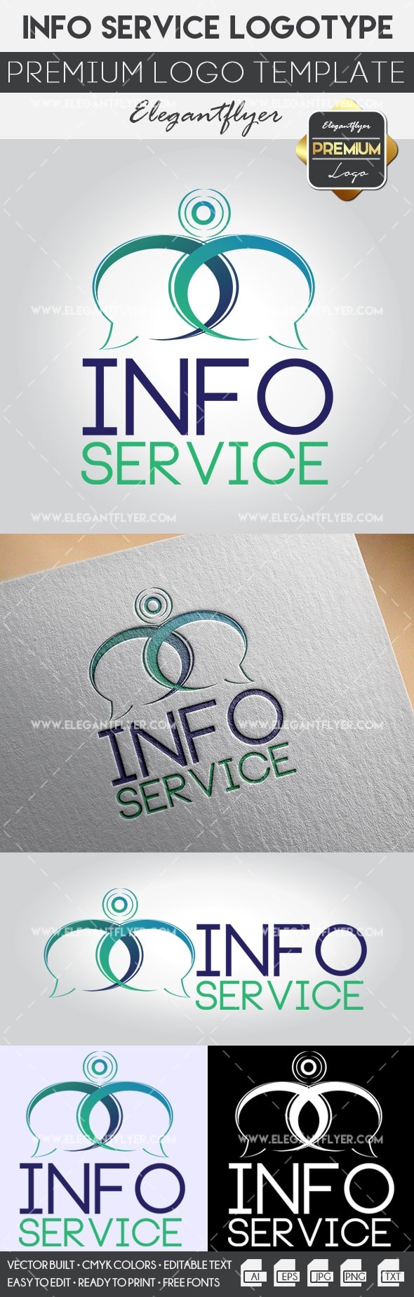 Service d'information by ElegantFlyer