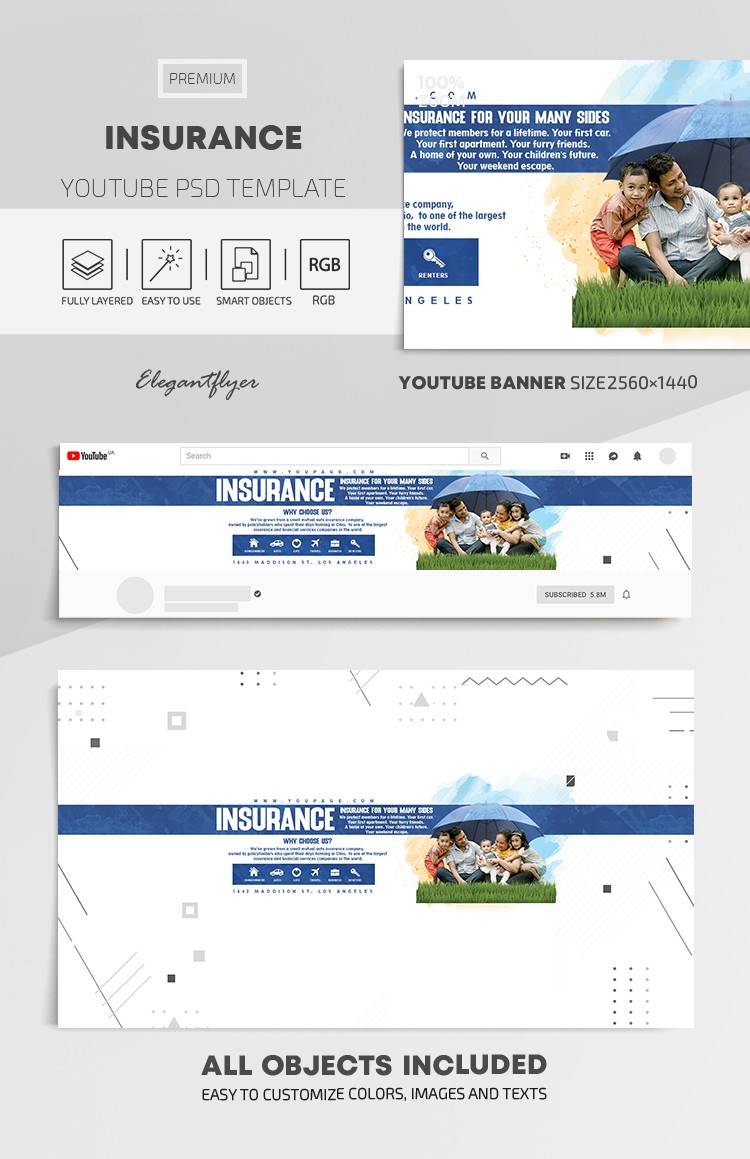 Insurance Youtube by ElegantFlyer Insurance Youtube by ElegantFlyer