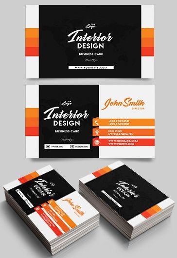 Top 10 Corporate Business Cards Design • PSD design